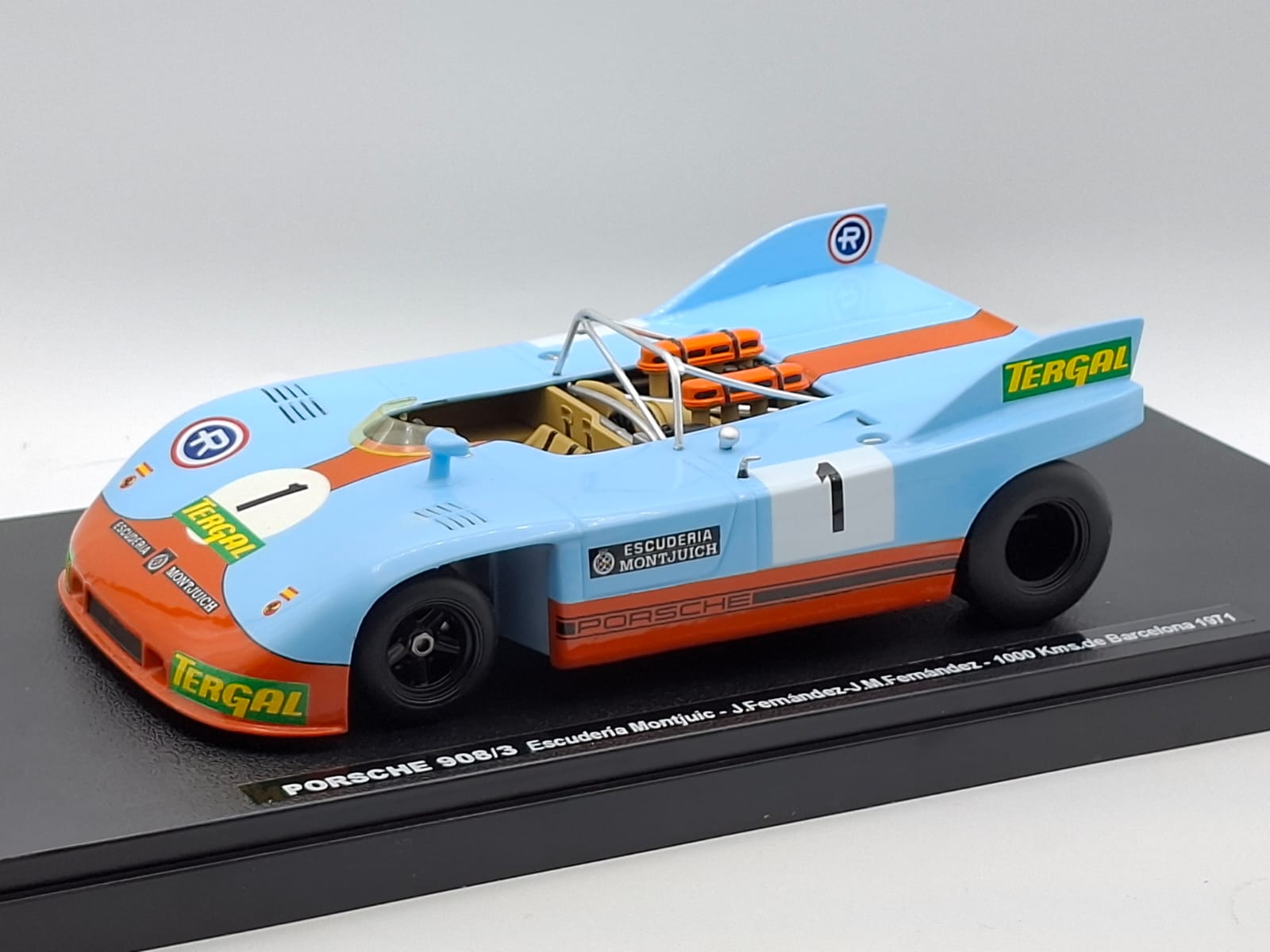 Porsche 908/3 Esc.Montjuic #1 J.Fernández-JM. Fernández 1000 Kms.Barcelona 1971 1:18 Kit Car 43