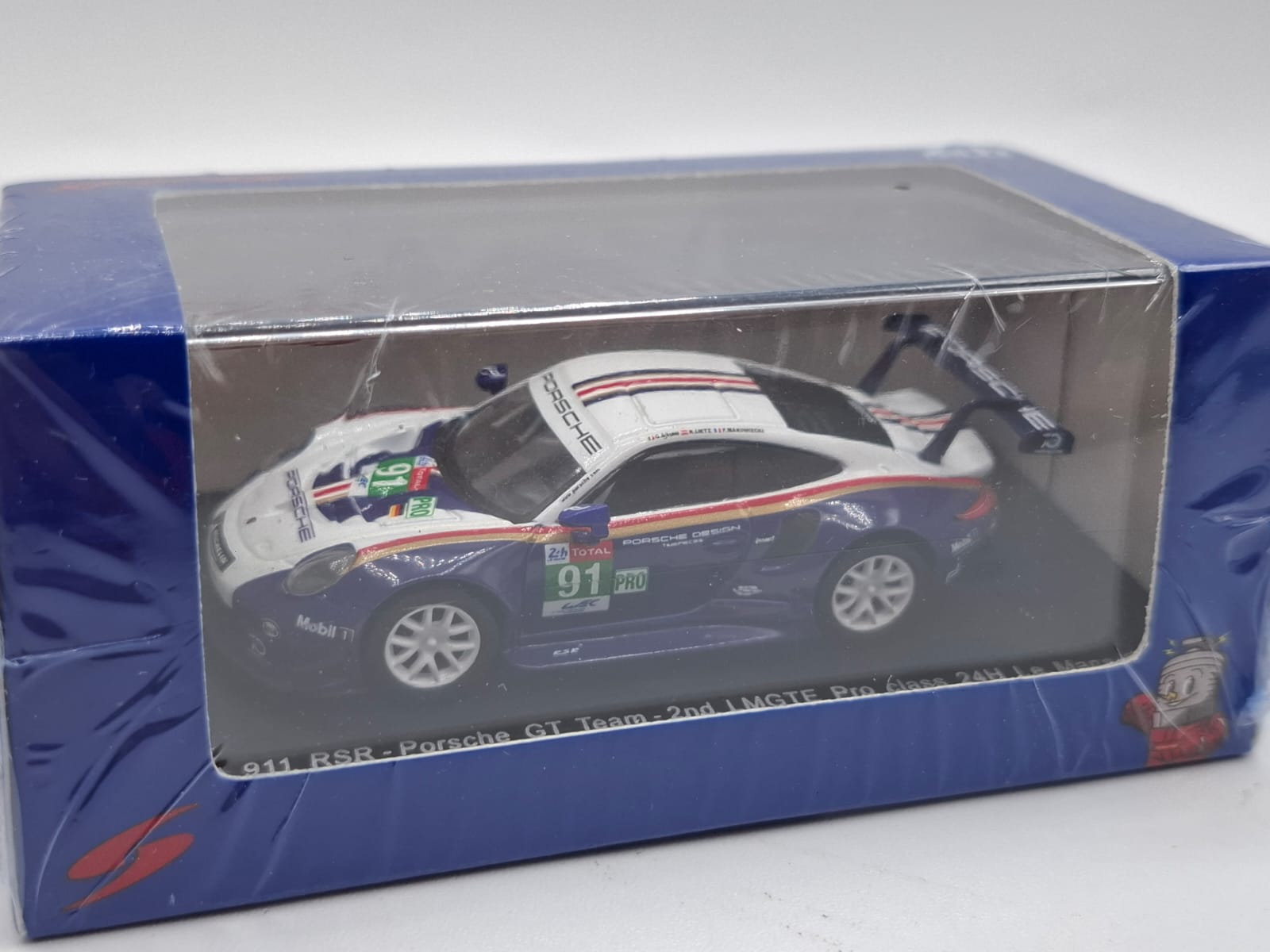 Porsche 911 RSR - Porsche GT team #91 Le Mans 2018 1:64 Spark