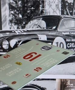[CALCA] Alfa Romeo 6C 2500 SS #19 T.Panini-C.Panini Carrera Panamericana 1951  1:43 Kit Car 43 (Ref.405DECA43)