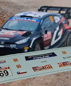 [CALCA] Anexo Toyota Yaris WRC #69 K.Rovanpera Winner Rally Chile 2024 1:43 Kit Car 43