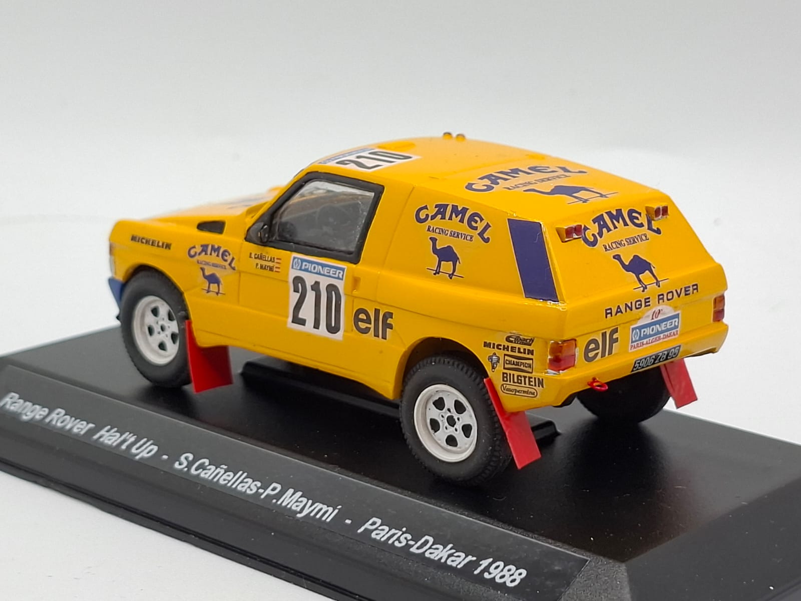 Range Rover Halt'Up "Camel" #210 S.Cañellas Paris-Dakar 1988 1:43 Kit Car 43 - Image 3