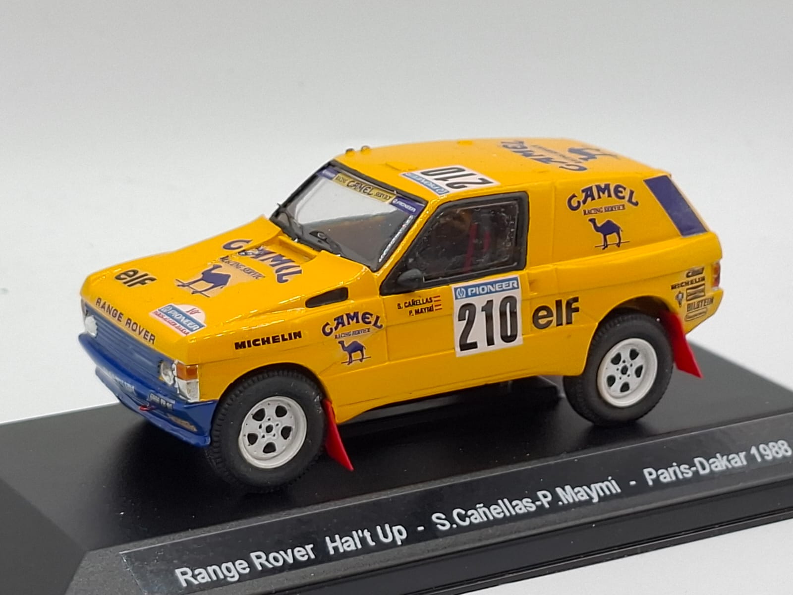 Range Rover Halt'Up "Camel" #210 S.Cañellas Paris-Dakar 1988 1:43 Kit Car 43 - Image 4