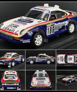 Porsche 959 "Rothmans" #186 R.Metge-D.Lemoyne Winner Dakar 1986  1:18 Spark