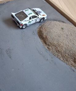 [DIORAMA] Tramo rallye asfalto (125 x 34 x h: 21 cms. / Con vitrina metacril.)  1:43 Kit Car 43 - Image 6