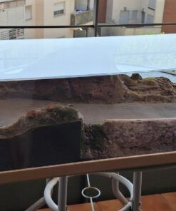 [DIORAMA] Tramo rallye asfalto (125 x 34 x h: 21 cms. / Con vitrina metacril.)  1:43 Kit Car 43 - Image 9