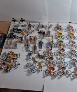 [DIORAMA] Tramo de subida Vuelta ciclista con figuras (125 x 34 x h: 21 cms. / Con vitrina metacril.)  1:43 Kit Car 43 - Image 11