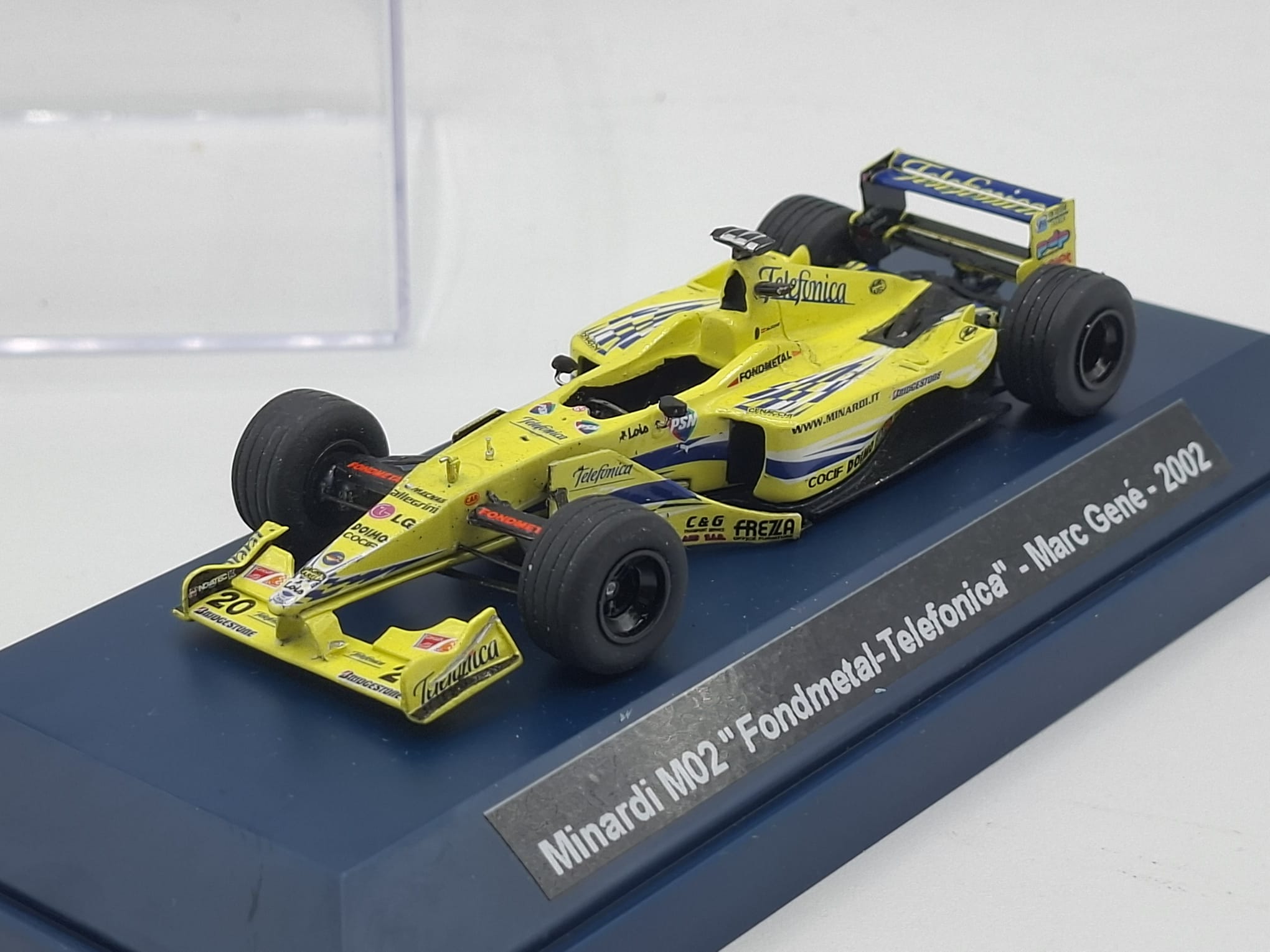 Minardi M02 "Fondmetal-Telefónica" #20 Marc Gené F1 2000 1:43 Kit Car 43