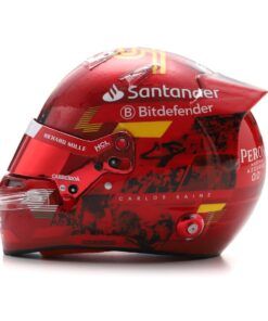 Casco Carlos Sainz team Ferrari Abu Dhabi 2024  1:5 Look Smart